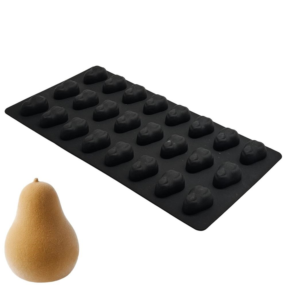 Efe Pastacılık Silikon Mini Meyveli Dondurma Kalıbı Armut Şekilli