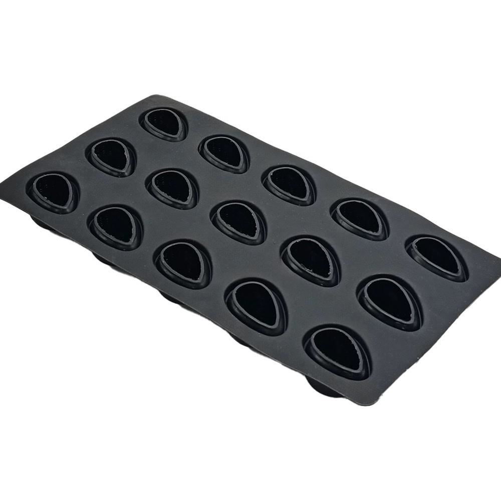 Silikon Mini Meyveli Dondurma Kalıbı Çilek Şekilli