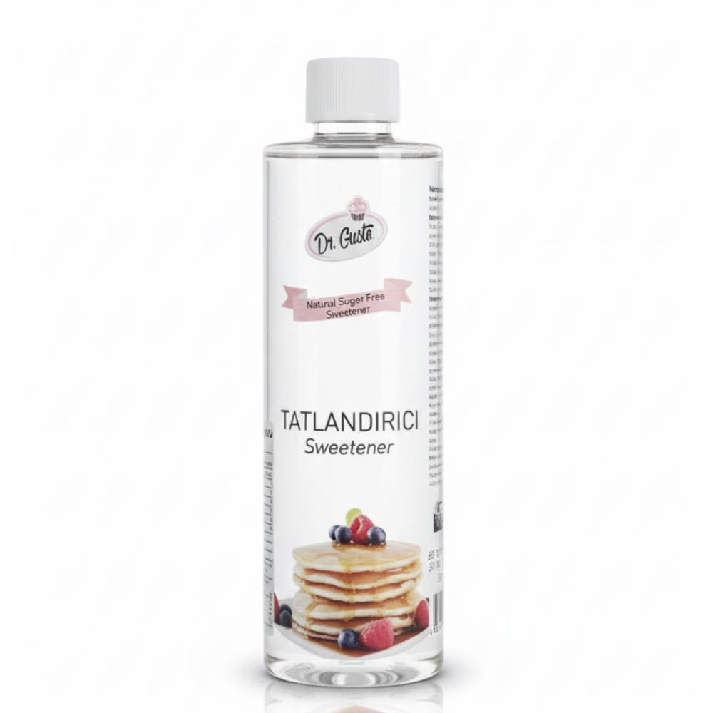 Dr. Gusto Sıvı Tatlandırıcı 350 gr - %100 Mısır Bitkisinden Üretilmiş, Diyet ve Diyabetik Kullanıma Uygun Şeker