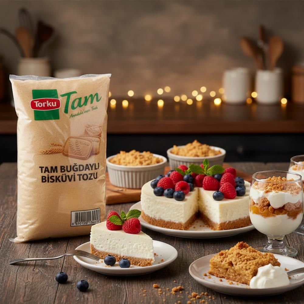 Torku Tam Buğday Bisküvi Tozu 1 kg
