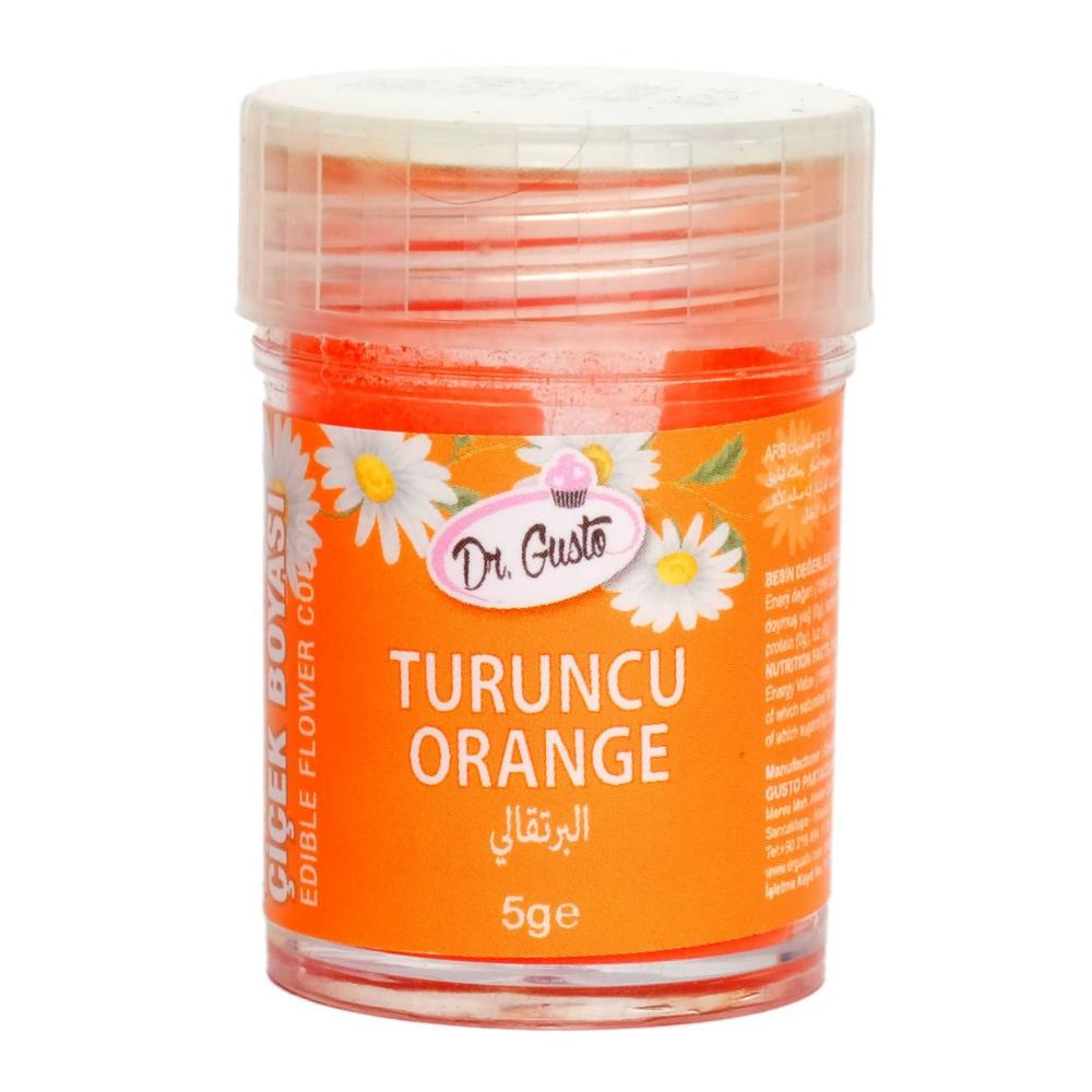 Dr. Gusto Turuncu Yenilebilir Şeker Hamuru Figür ve Çiçek Boyası 5 gr