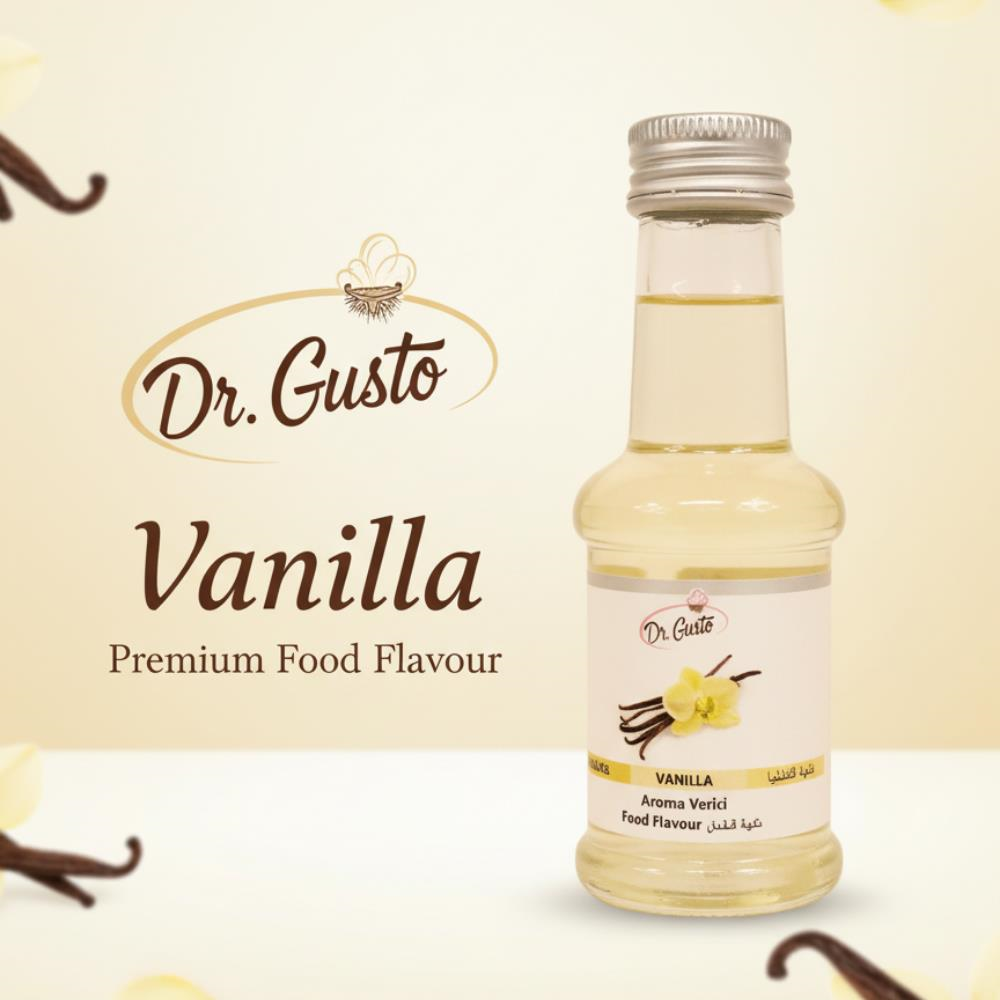 Dr. Gusto Vanilya Aromalı Pasta & Kek & Tatlı Aroması 40 gr