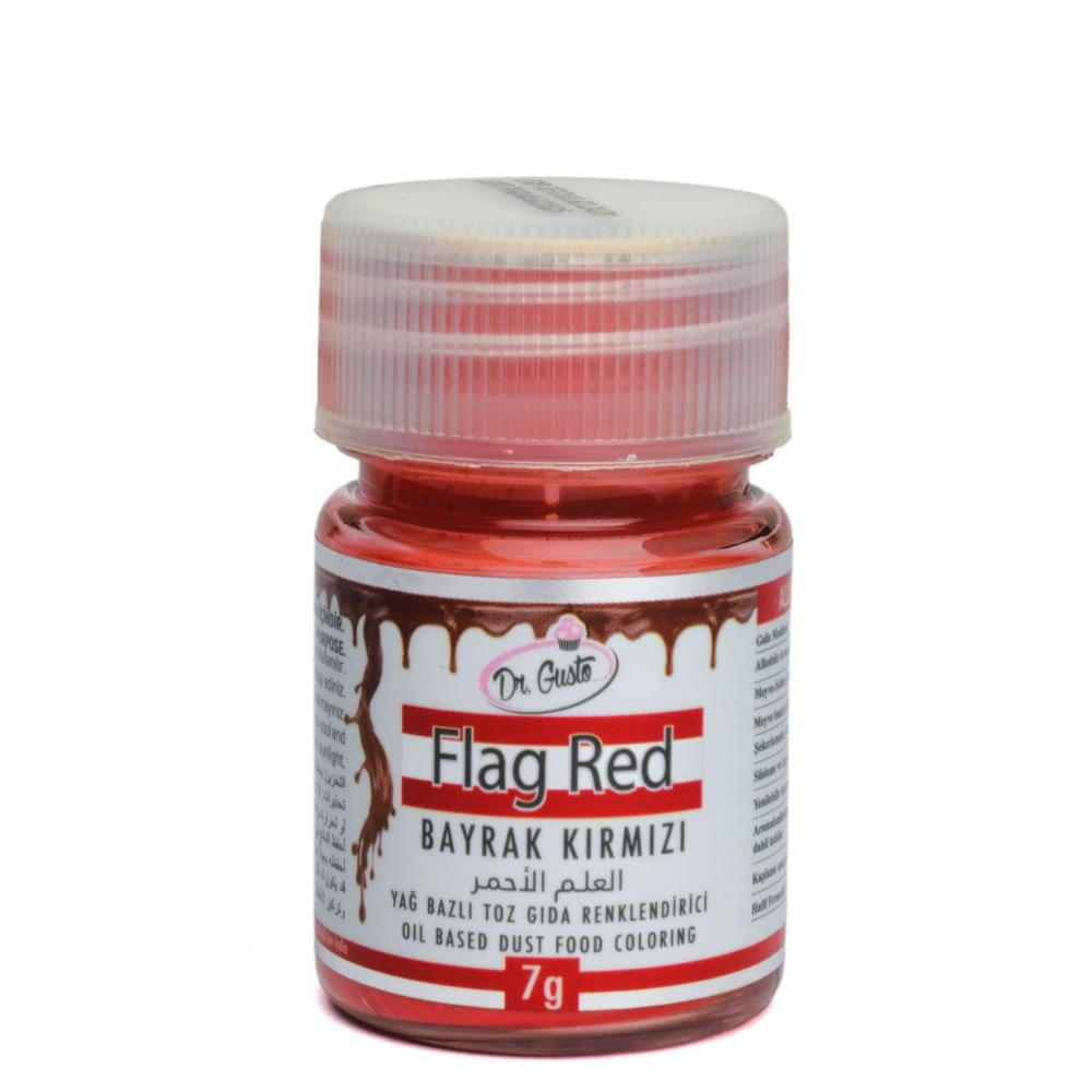 Dr. Gusto Yağ Bazlı Toz Gıda Boyası Bayrak Kırmızı 7 gr