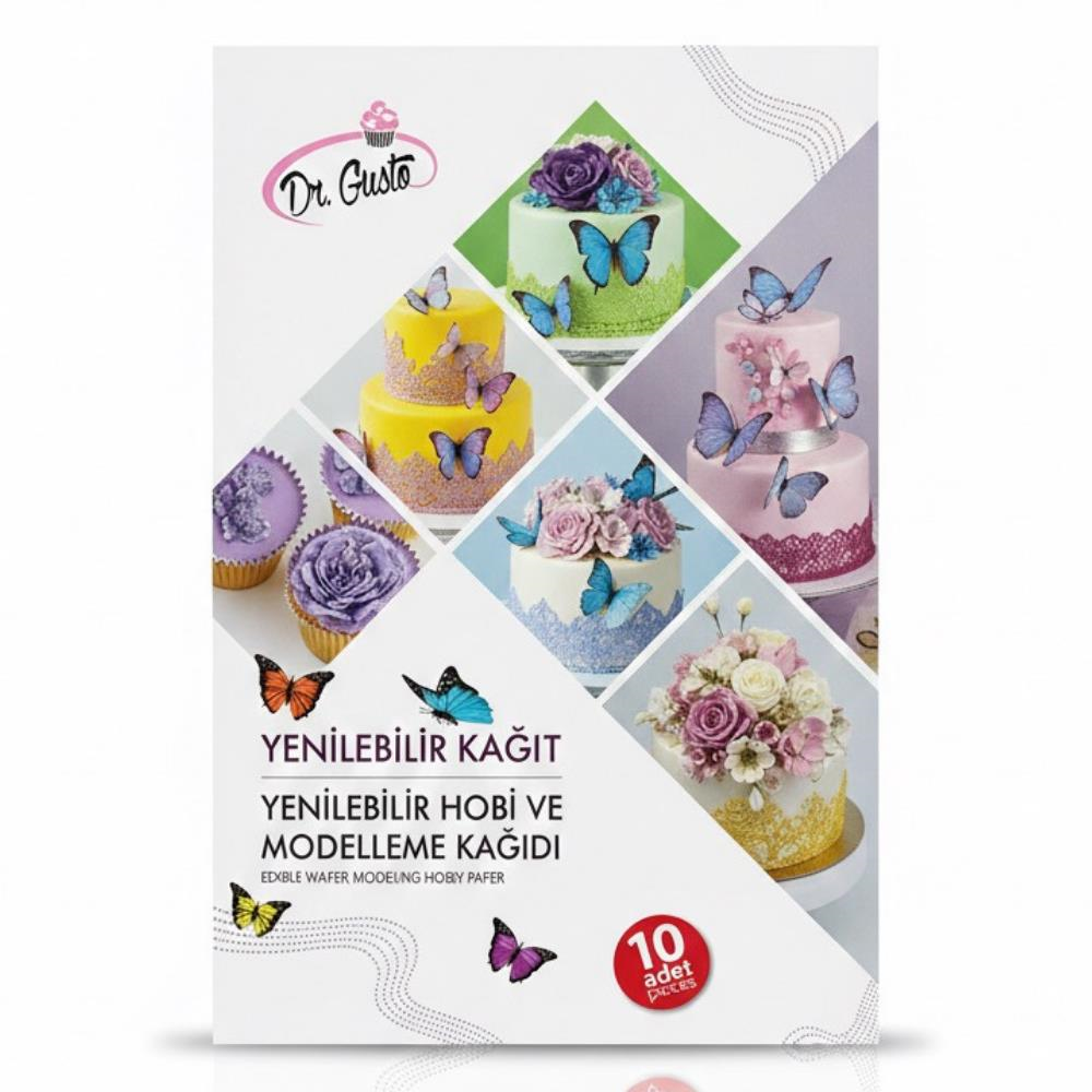 Yenilebilir Hobi ve Modelleme Kağıdı Beyaz 10 Adet – Wafer Paper