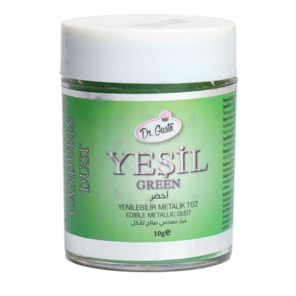 Yenilebilir Metalik Toz Boya Yeşil 10 Gr