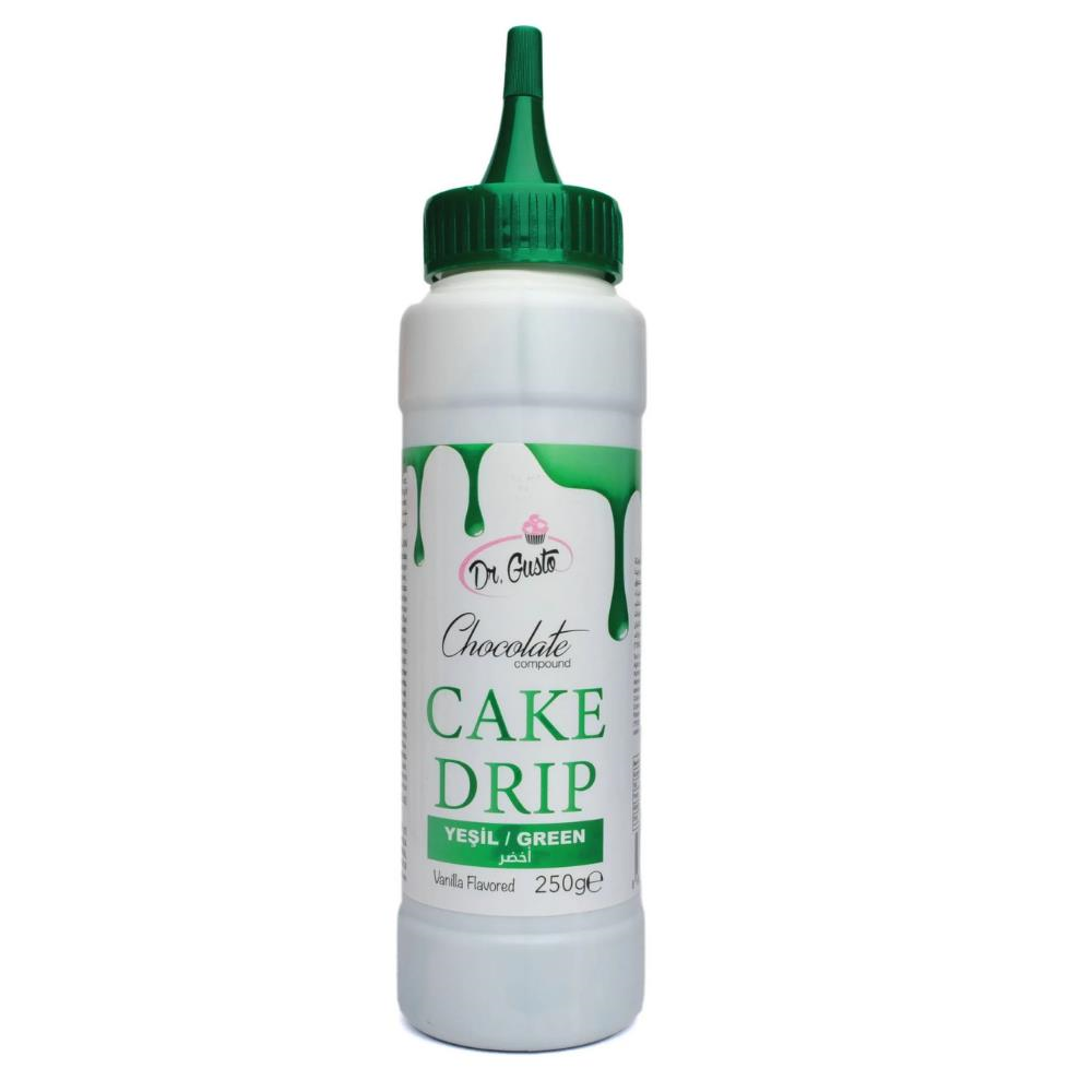 Dr. Gusto Yeşil Cake Drip 250 gr - Pasta, Kek ve Tatlı Üzeri Kaplama Sosu