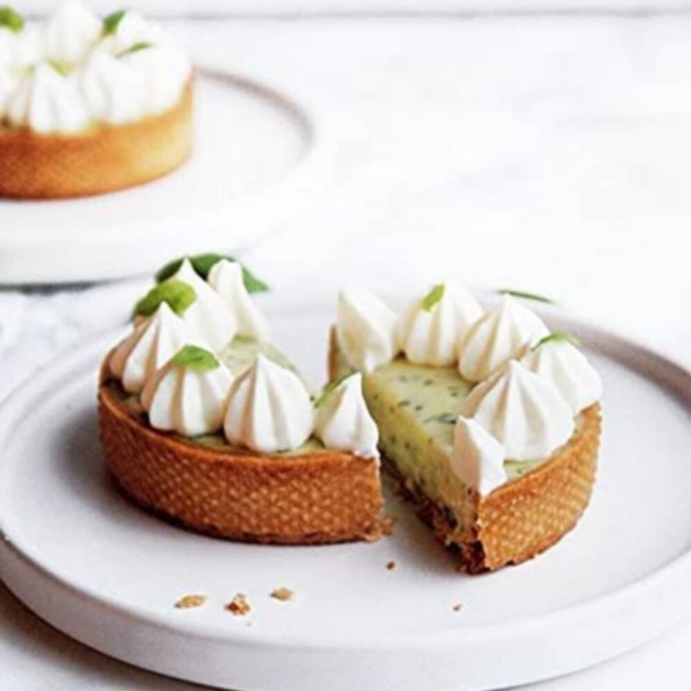 Yuvarlak Delikli Tart Kalıbı 8 cm – 4’lü Paslanmaz Çelik Tart Halkası Seti | Profesyonel Tart ve Kurabiye Kalıbı