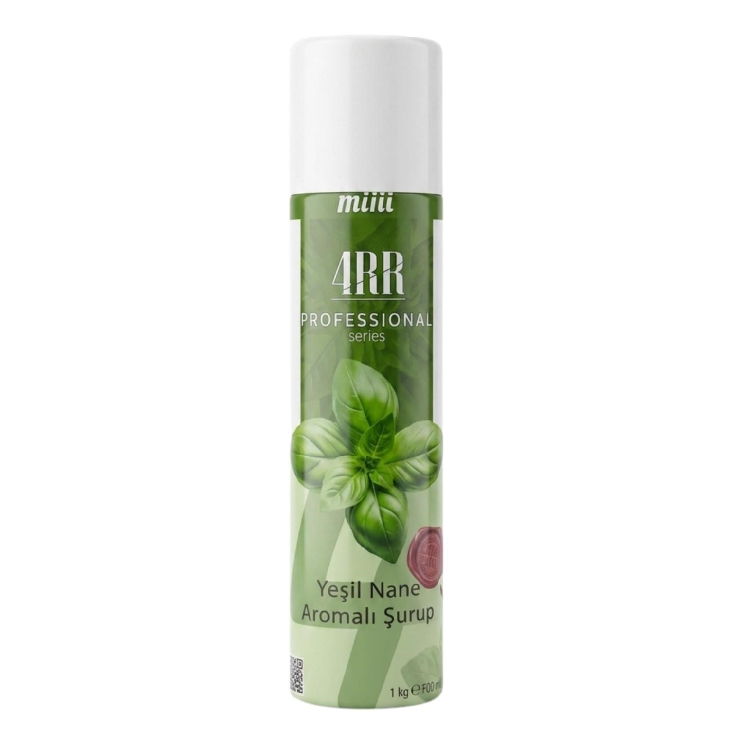 4RR Yeşil Nane Aromalı Kahve & Tropikal İçecek & Kokteyl Şurubu 750 ml