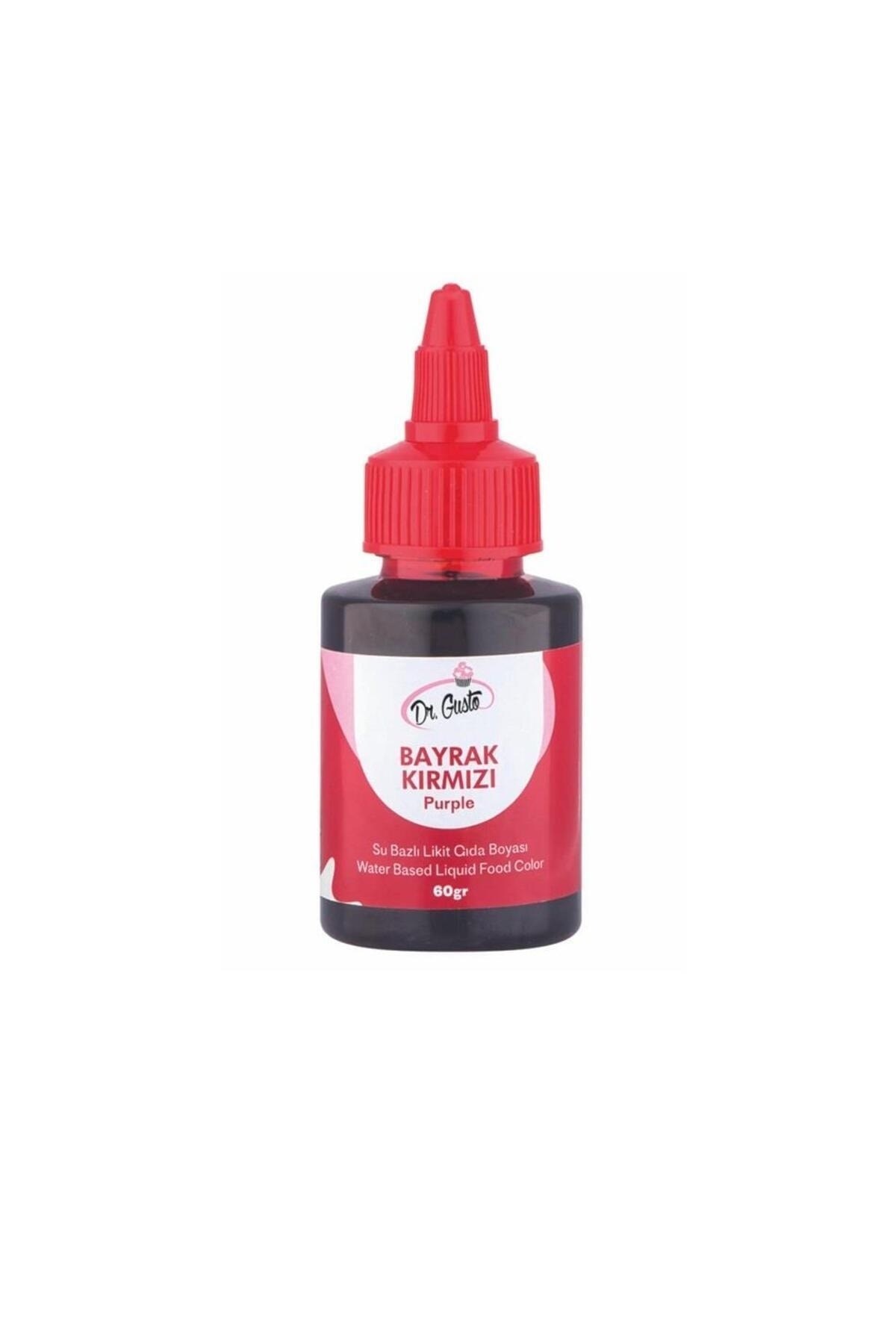 Dr. GustoBayrak Kırmızı Likit Gıda Boyası 60 Gr