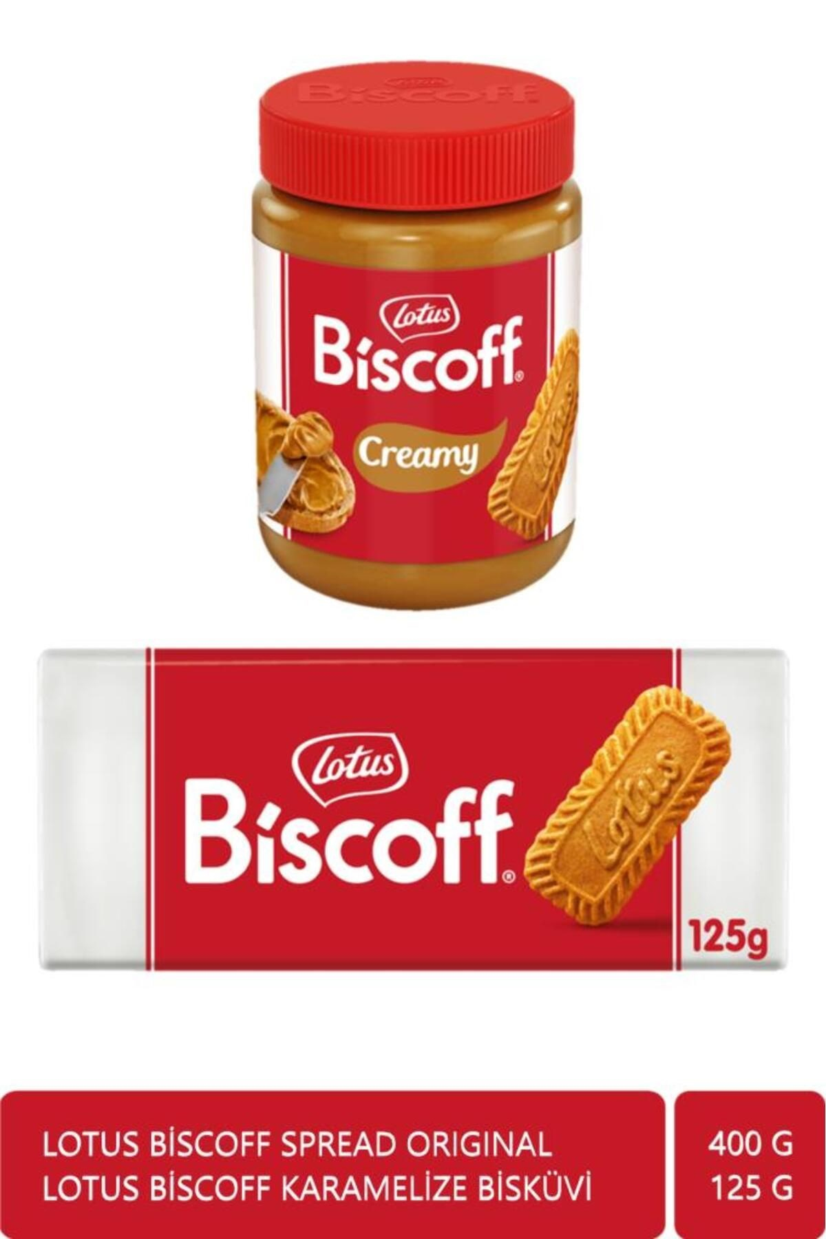 LotusBiscoff Spread Bisküvi Kreması 400 gr + Biscoff Karamelize Bisküvi 125 gr