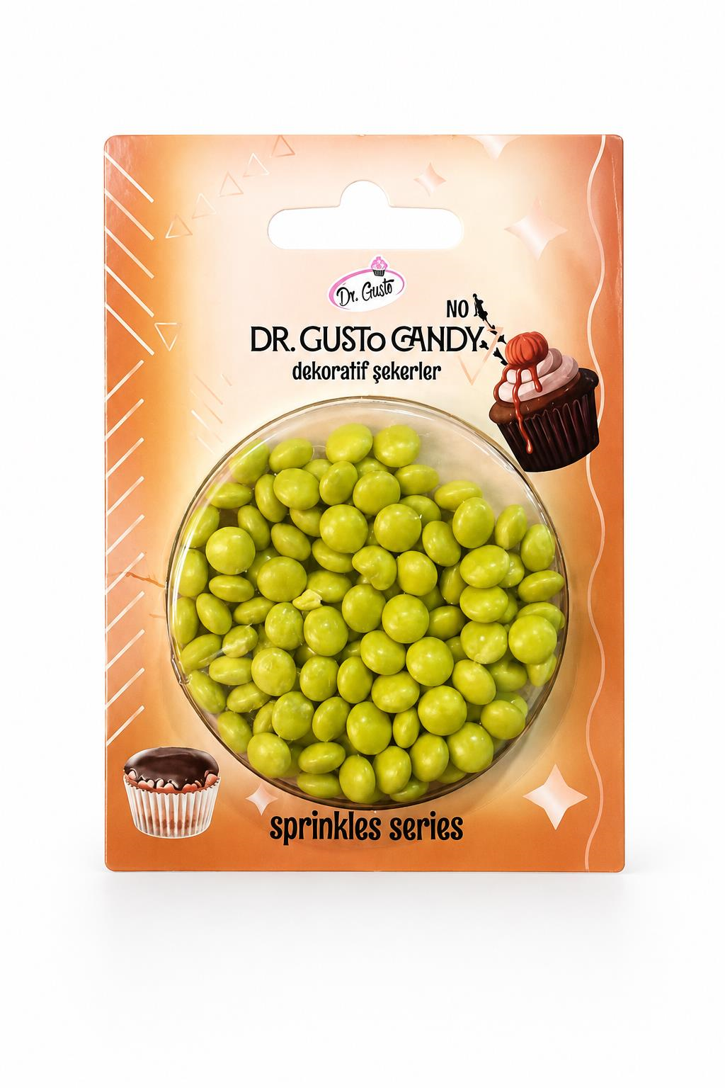 Dr. GustoDr. Gusto Sarı Bonbon Draje Pasta Süsleme Şekeri
