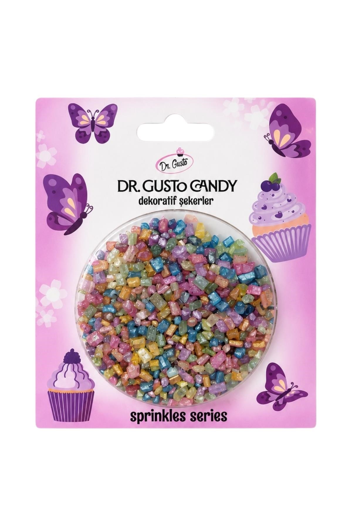 Dr. GustoDr. Gusto Karışık Renkli Sanding Candy Pasta Süsleme Şekeri