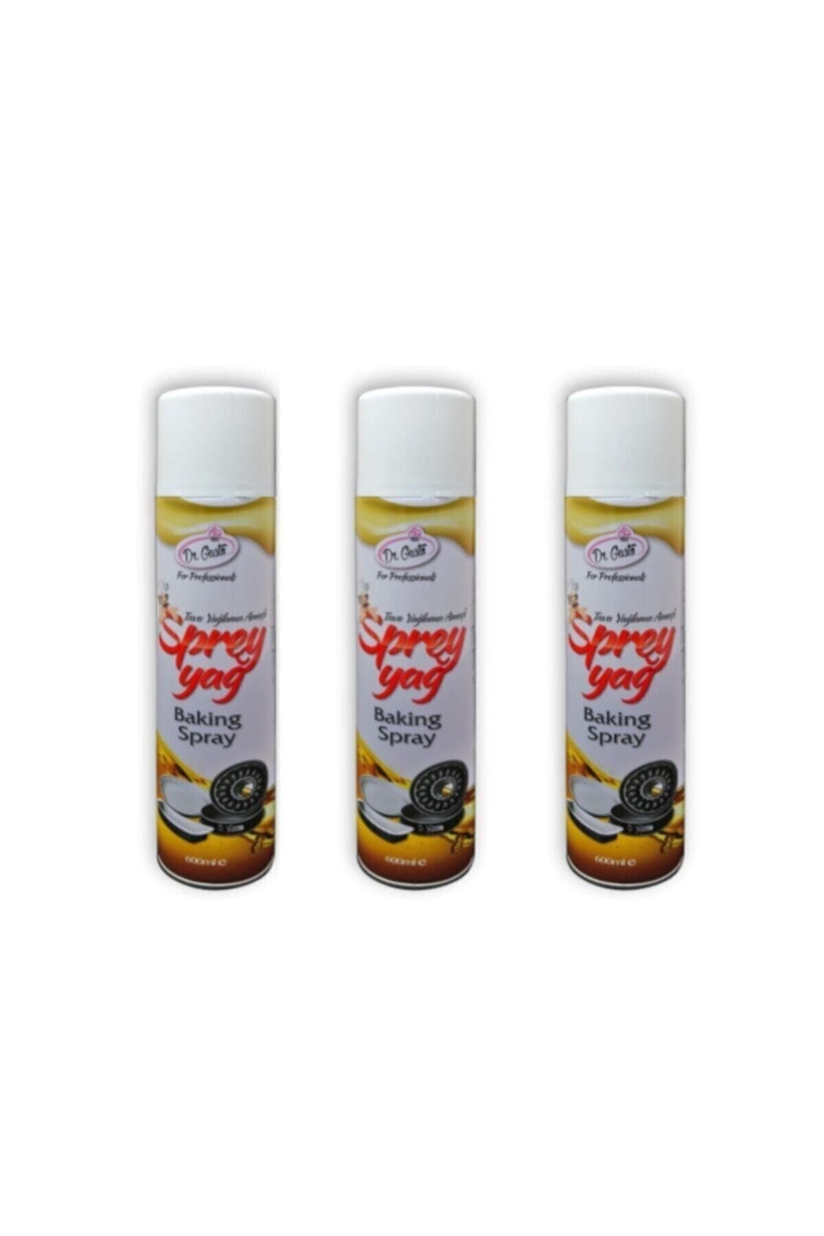 Dr. GustoDr Gusto Sprey Tava Yağı 3 Adet (3x600 Ml)