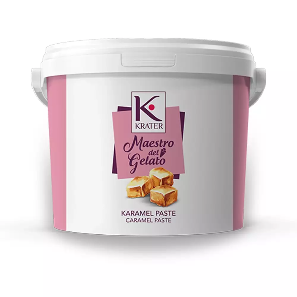 Krater Karamel Aromalı Dondurma Paste 3 Kg
