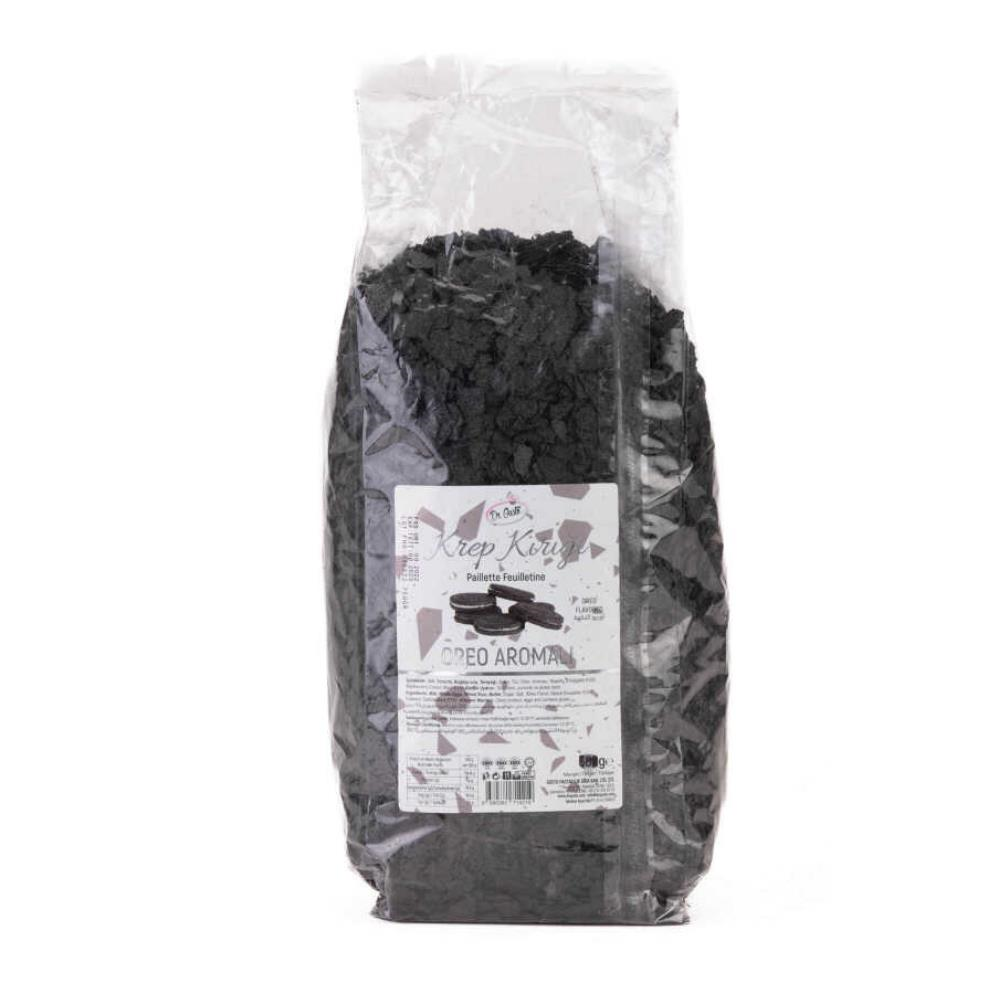 Oreo Çikolatalı Krep Kırığı 750 G – Pastalar, Tatlılar ve Dondurmalar İçin Çikolatalı Süsleme