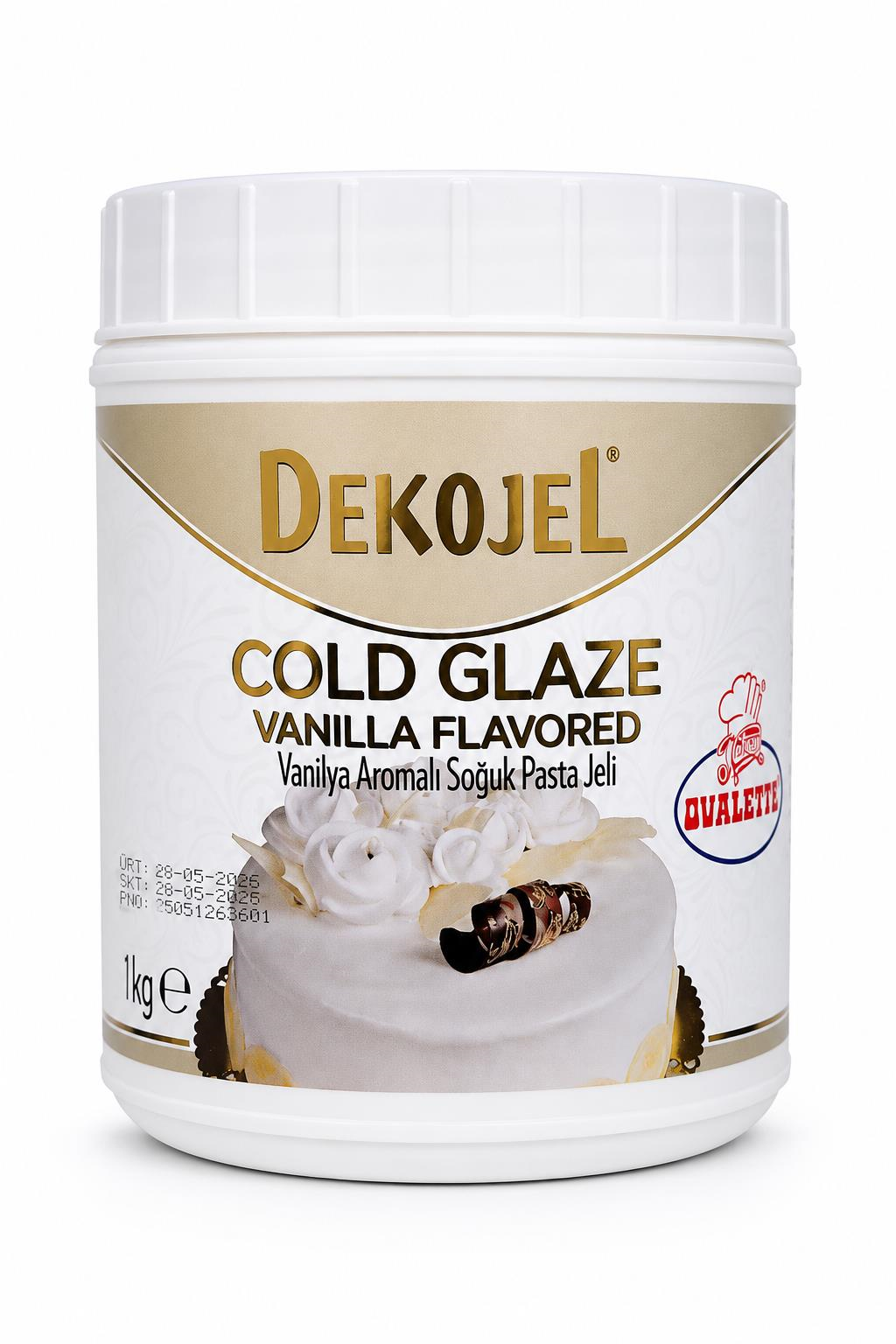 OvaletteOvalette Vanilya Aromalı Beyaz Jöle 1 Kg