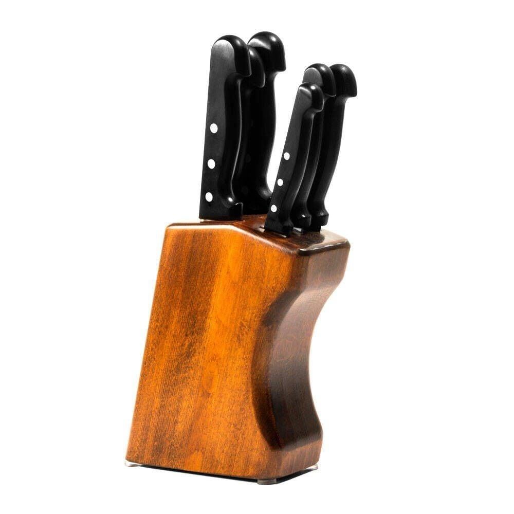 Pirge Superior Bloklu Bıçak Seti 6'lı SİYAH - 35053