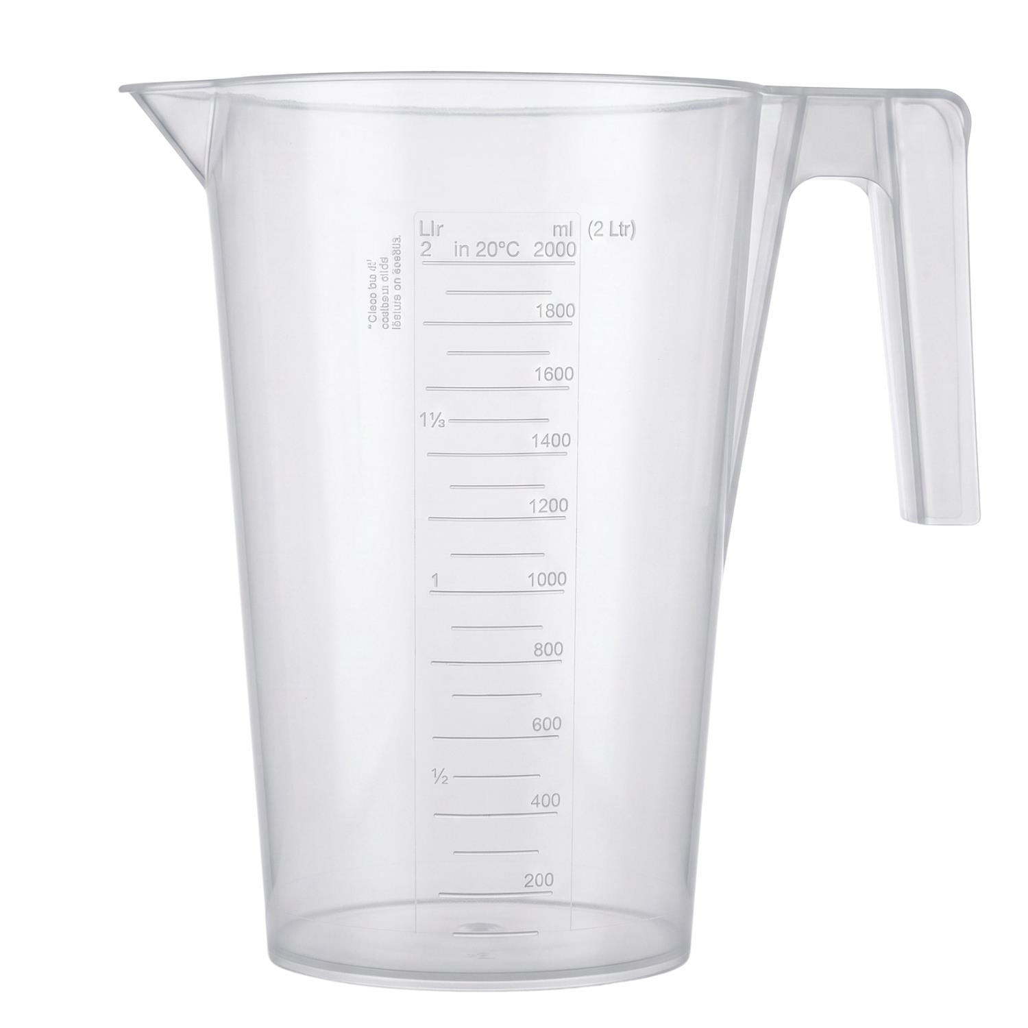 Plastik Kulplu Ölçü Kabı Beher 2 Litre