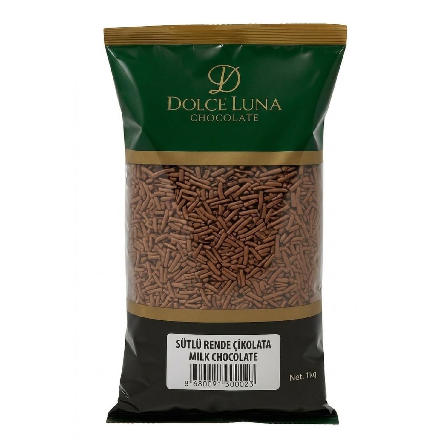 Sütlü Rende Çikolata 1 Kg Pasta Süsleme ve Tatlı Dekor Çikolatası