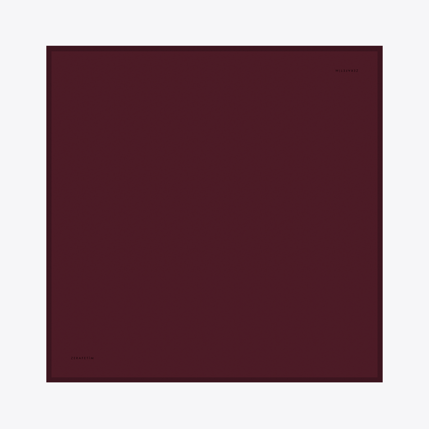 Plain Desen İpek Twill Eşarp