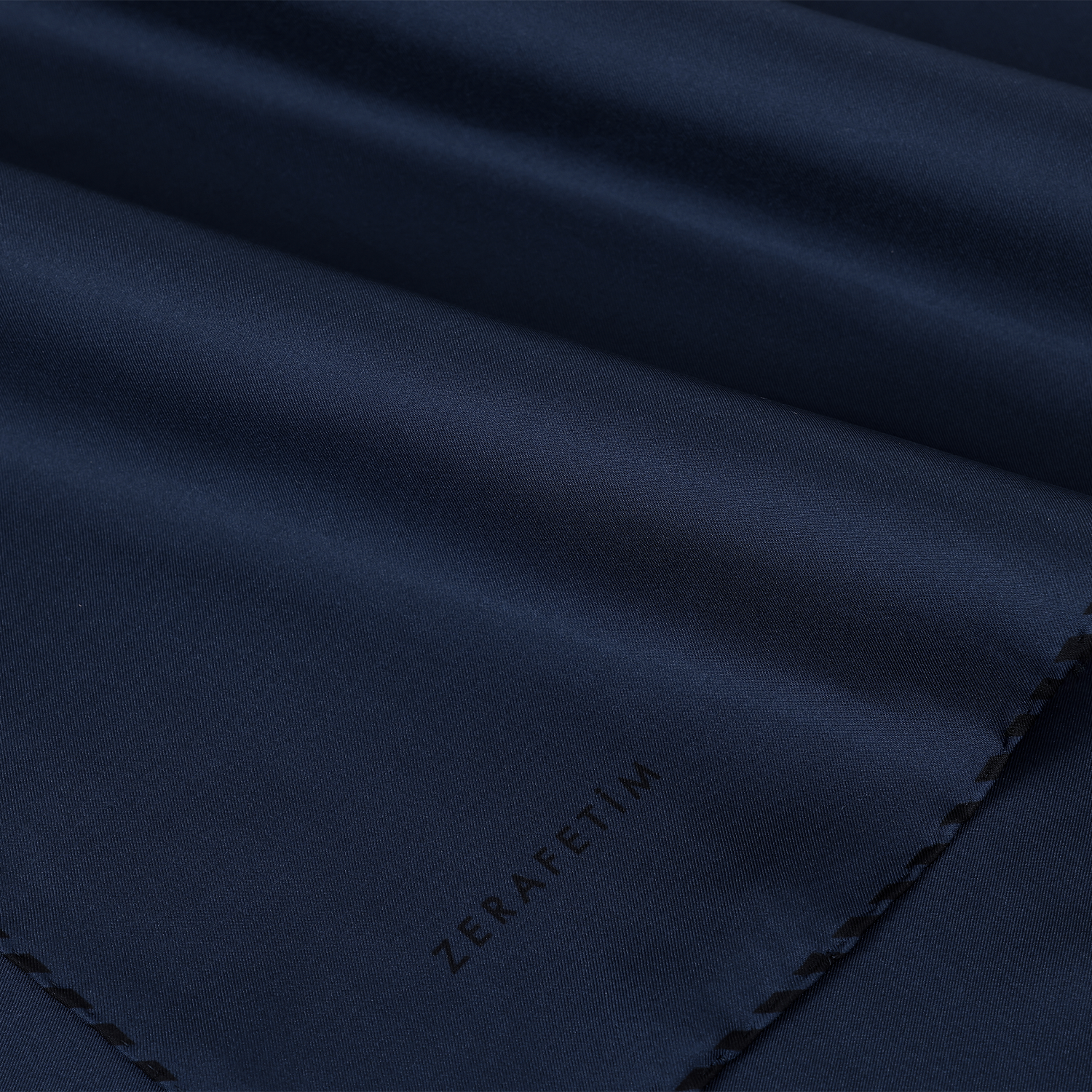 Plain Line Desen İpek Twill Eşarp