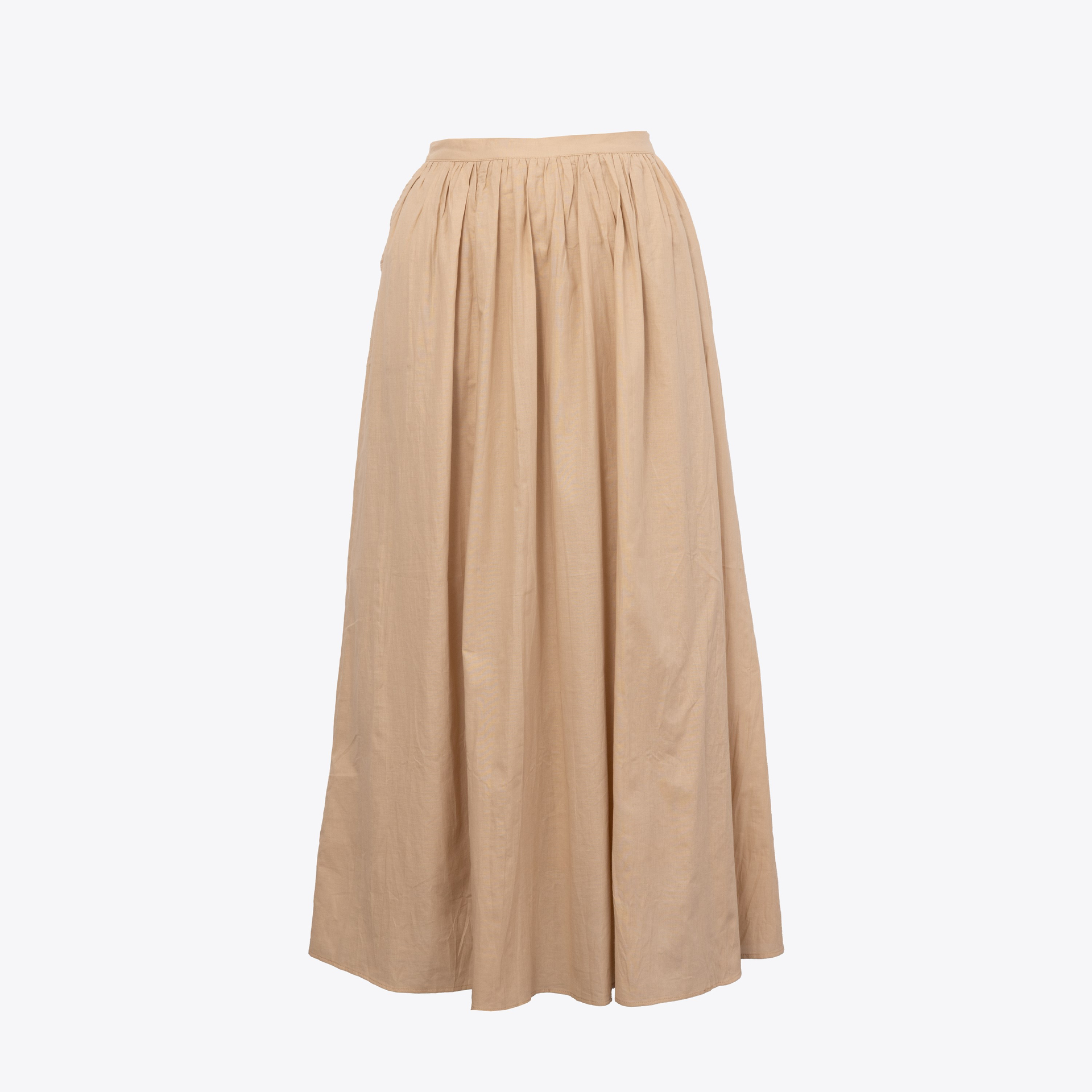 %100 Cotton Kırışık Etek