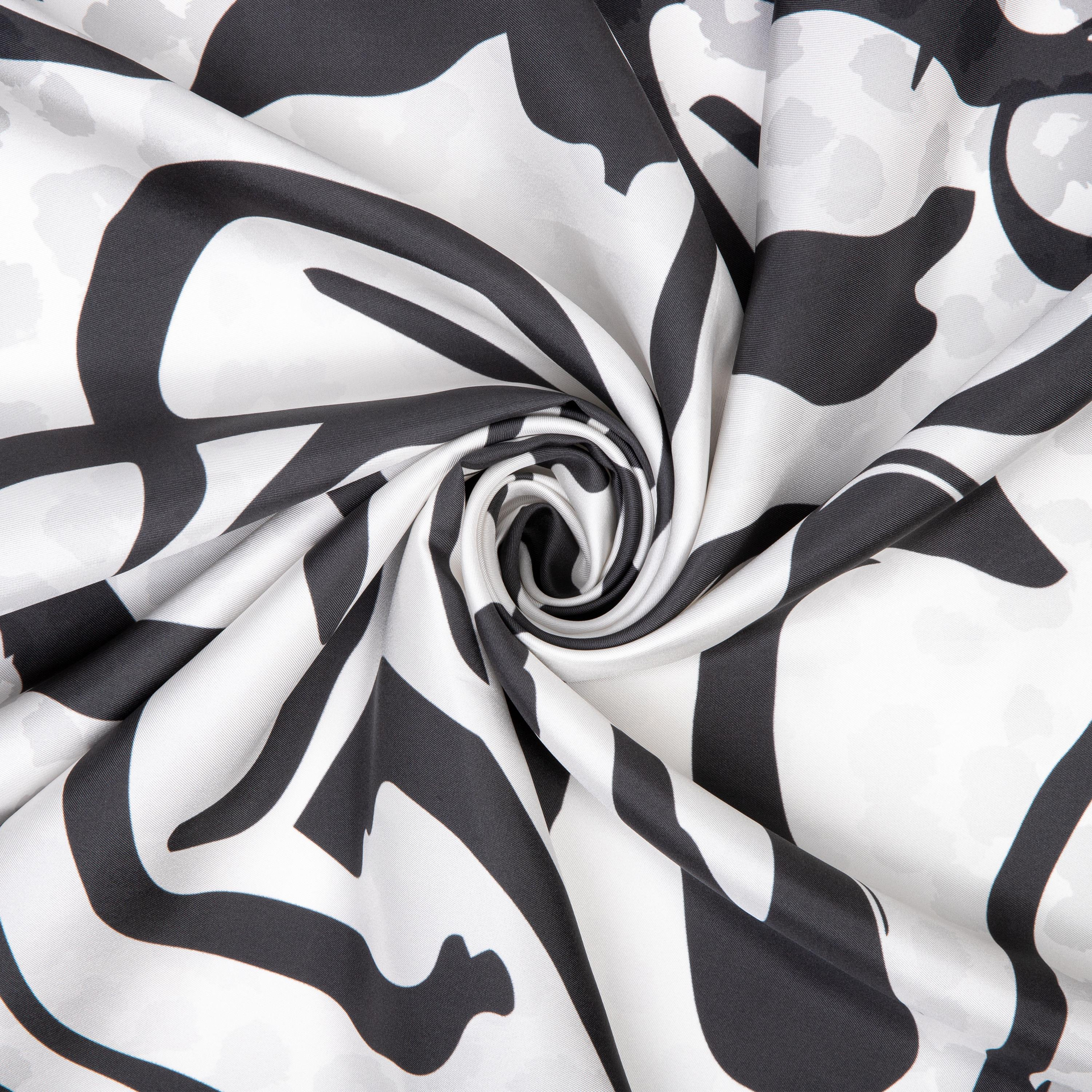 Zebra Desen İpek Twill Eşarp