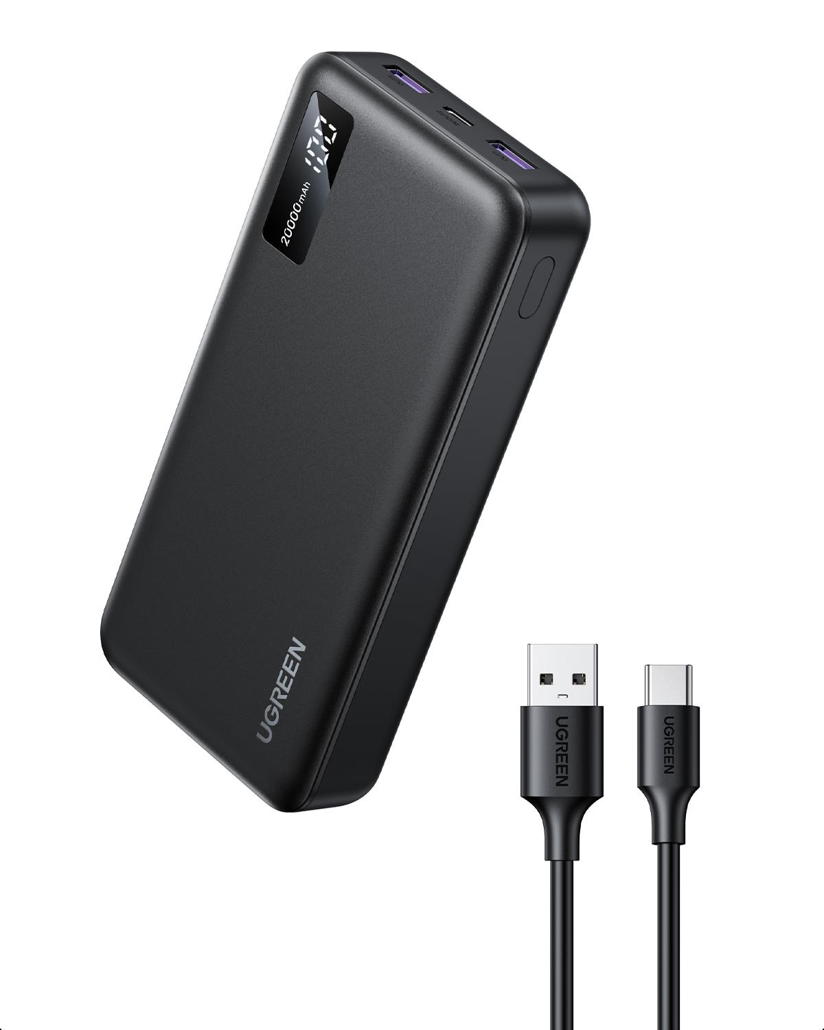 UGREEN 20.000 mAh PD 3.0 Hızlı Şarj Powerbank 1xUSB-C, 2xUSB-A, 25683