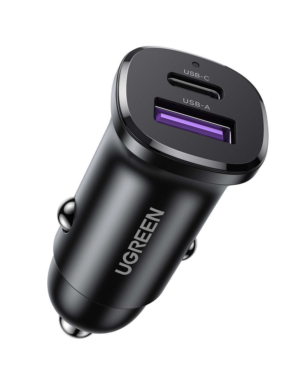 UGREEN 30W 2 Portlu Araç İçi Şarj Cihazı Çakmaklık Adaptörü, 25845
