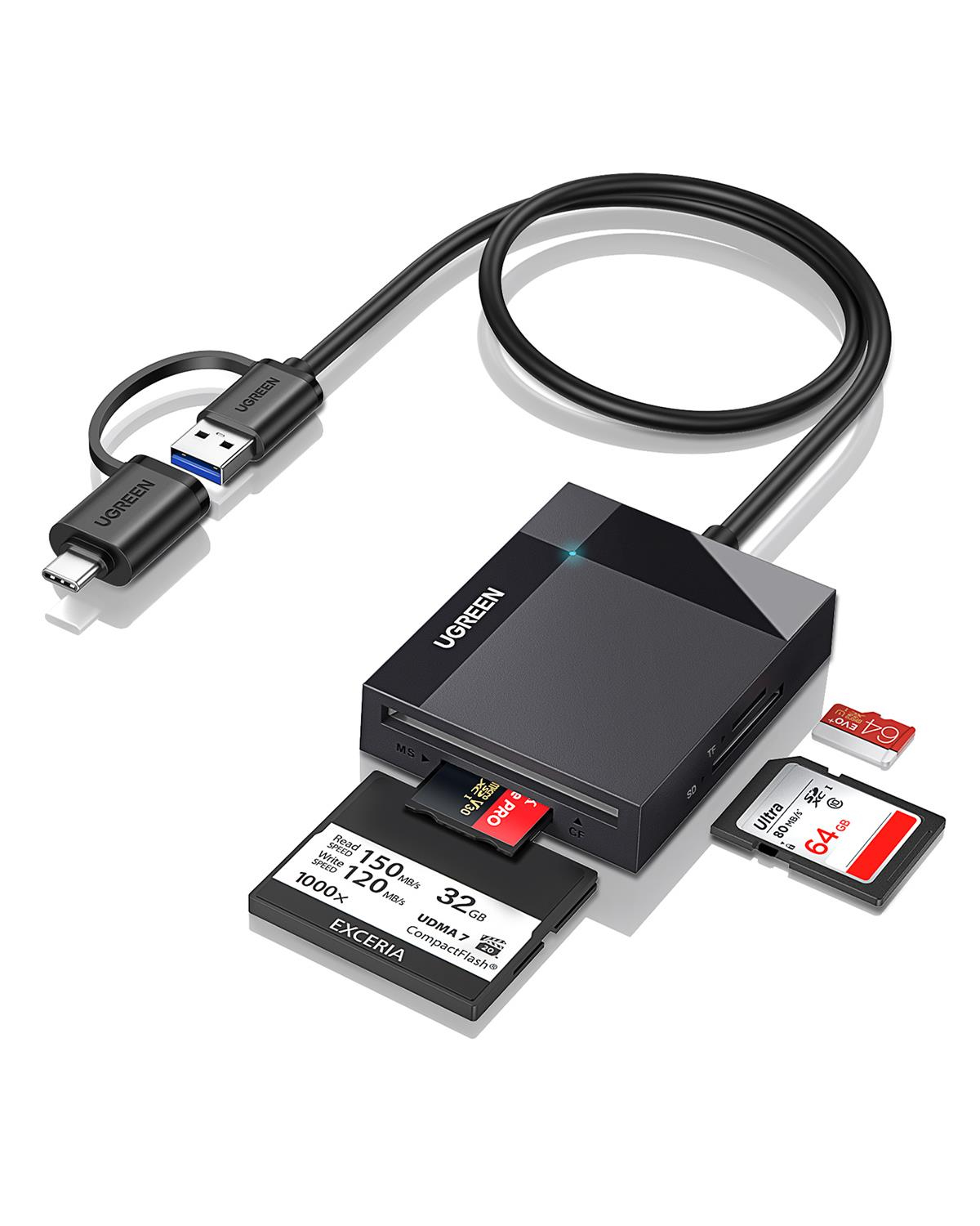 UGREEN 4-in-1 USB 3.0 Kart Okuyucu, 30333