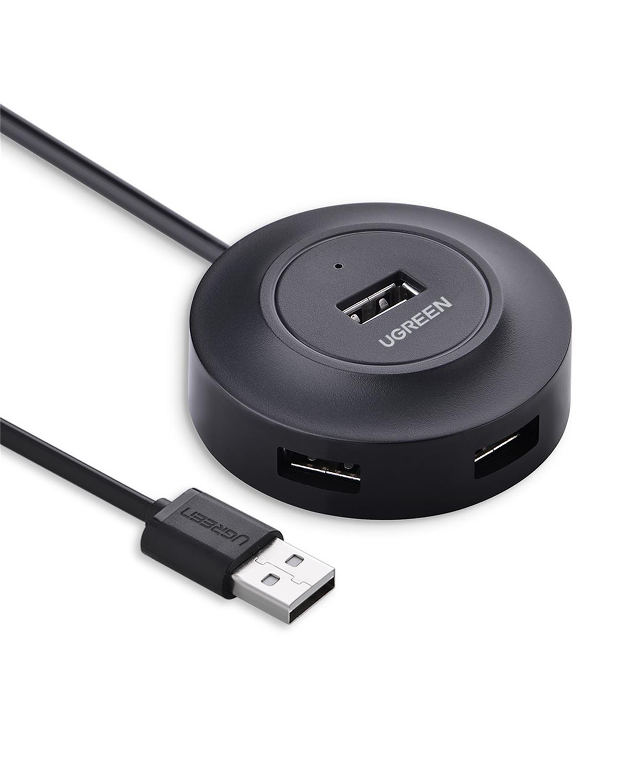 UGREEN 4 Portlu USB 2.0 Hub Çoklayıcı, Siyah, 20277