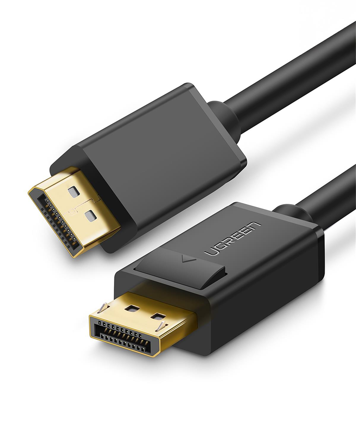 UGREEN 4K 60Hz Displayport to Displayport Kablo, Siyah, 1.5 Metre, 10245