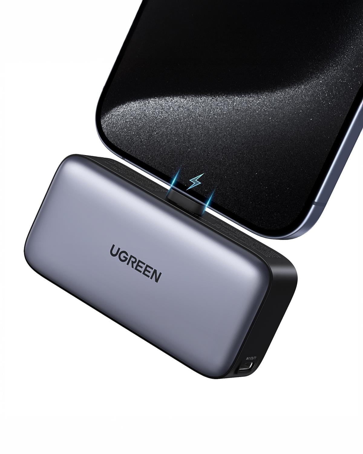UGREEN 5.000 mAh 20W Taşınabilir Standlı Powerbank Siyah, 35338