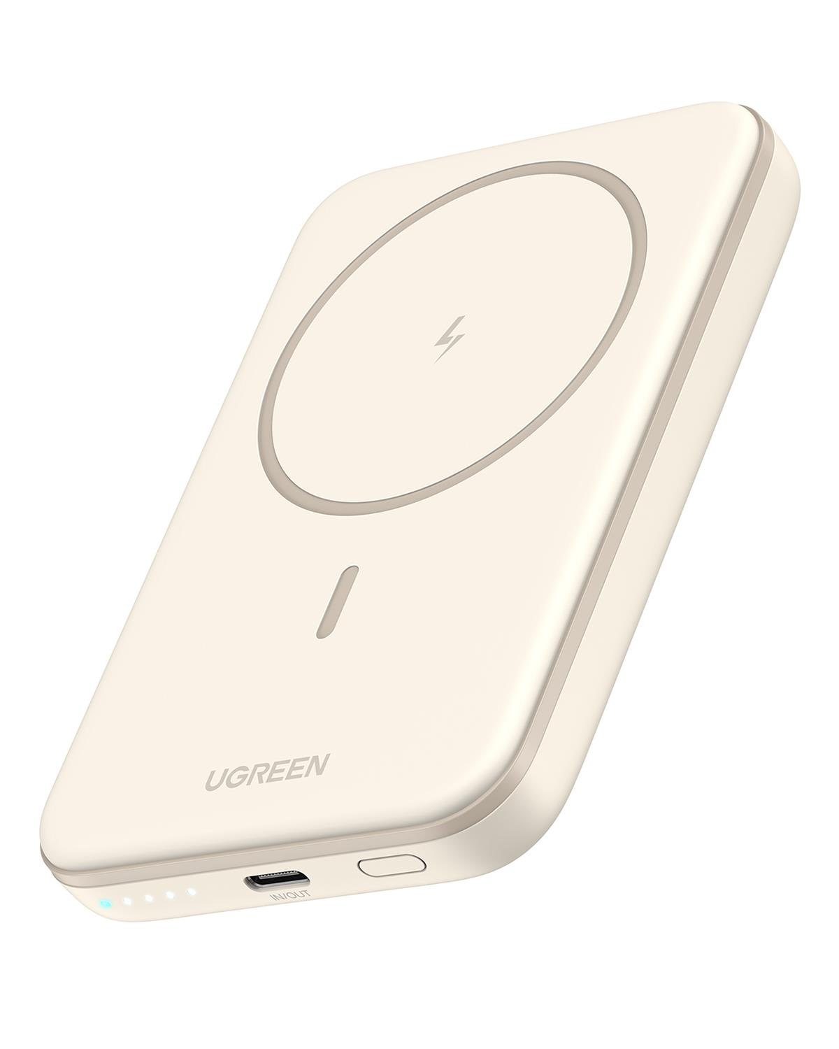 UGREEN 5.000 mAh MagSafe 15W Wireless Powerbank Bej, 25207