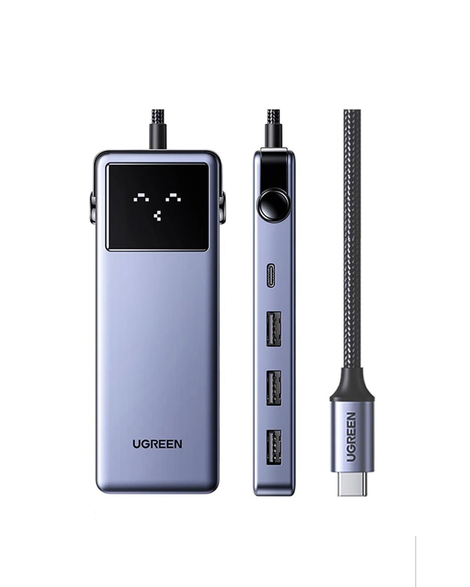 UGREEN 7-in-1 Type-C Giriş 1xUSb-C 100W PD, 1x4K/60Hz HDMI, 1xUSB-A 3.0, RJ45, SD, TF Port Çoklayıcı Hub, 45155