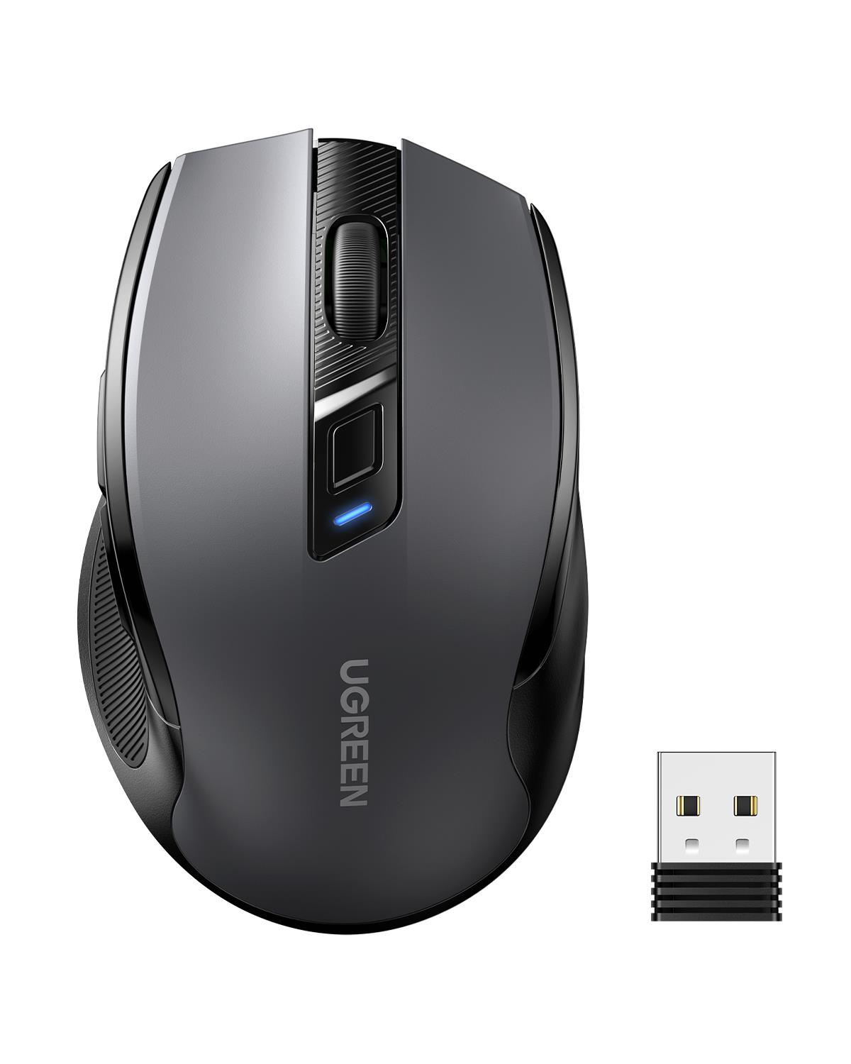 UGREEN Dual Mode 2.4GHz Kablosuz ve Bluetooth 4000DPI Sessiz Optik Mouse, 90855