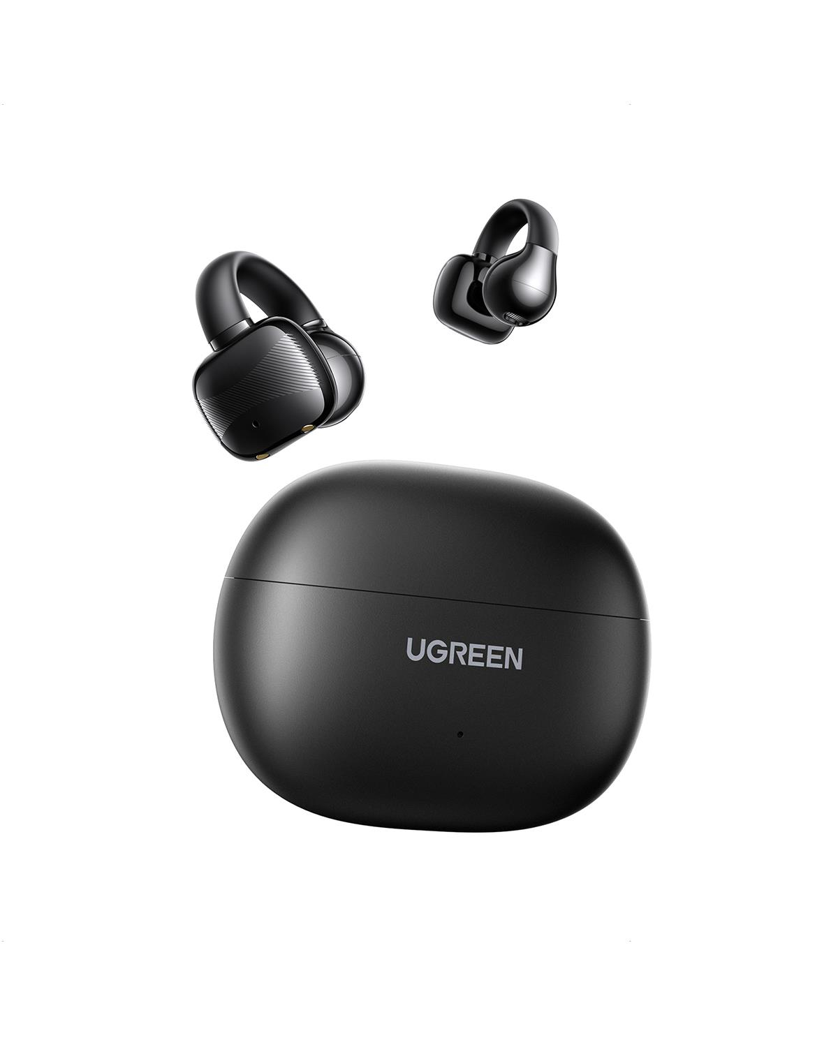 UGREEN HiTune S3 True Clip Kablosuz Kulak İçi Kulaklık, 30 Saat Çalma Süresi, AI Gürültü Engelleme, Siyah, 45785
