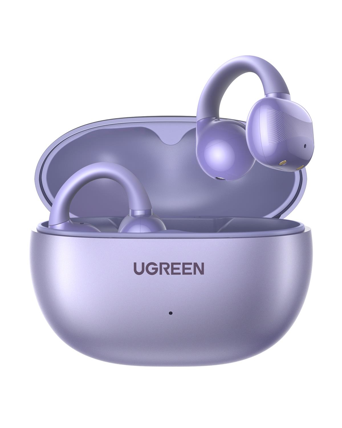 UGREEN HiTune S3 True Clip Kablosuz Kulak İçi Kulaklık, 30 Saat Çalma Süresi, AI Gürültü Engelleme, Lila, 55430