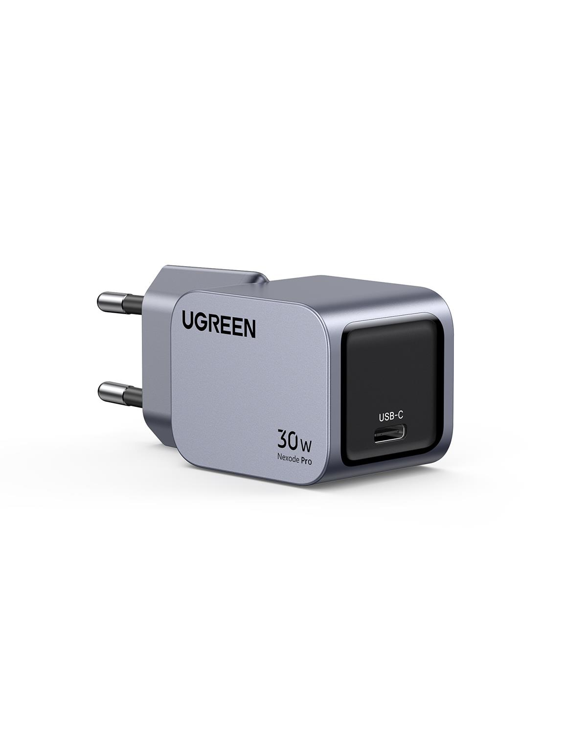 UGREEN Nexode Pro 30W GaN Hızlı Şarj Cihazı Type-C QC PD 1xUSB-C, Uzay Grisi, 35006