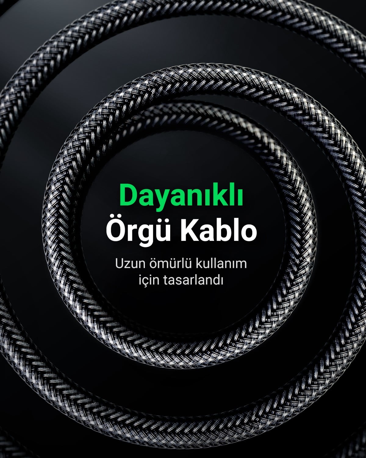 UGREEN Stereo 3.5mm TRS to 6.35mm Audio Kablo, 2m, 10628