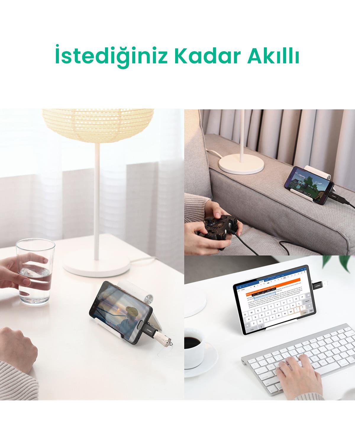 UGREEN Type-C to USB 3.0 Dönüştürücü, 50283