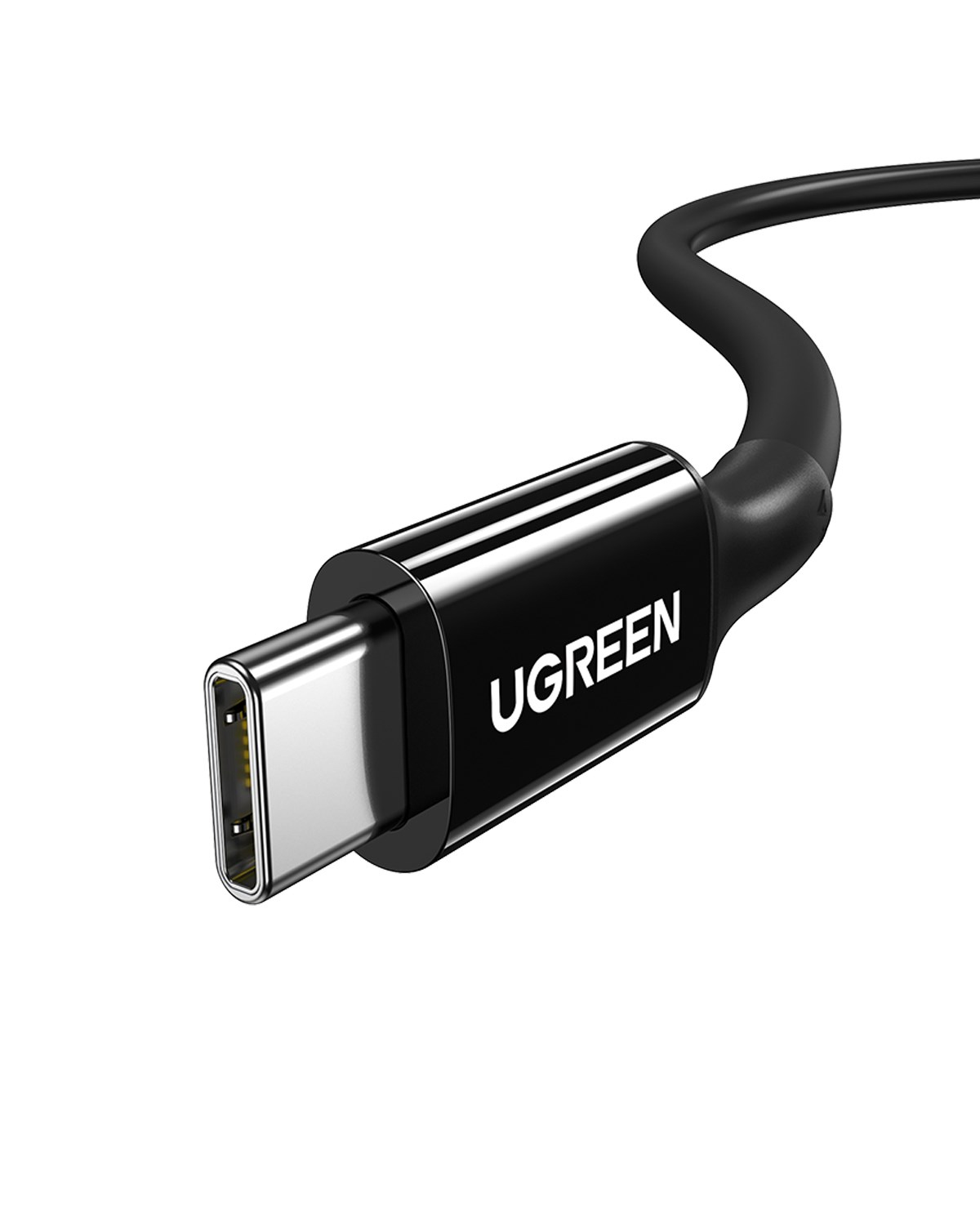 UGREEN USB-C 100W 5A QC PD Hızlı Şarj Kablosu, 2 Metre, Siyah, 80372