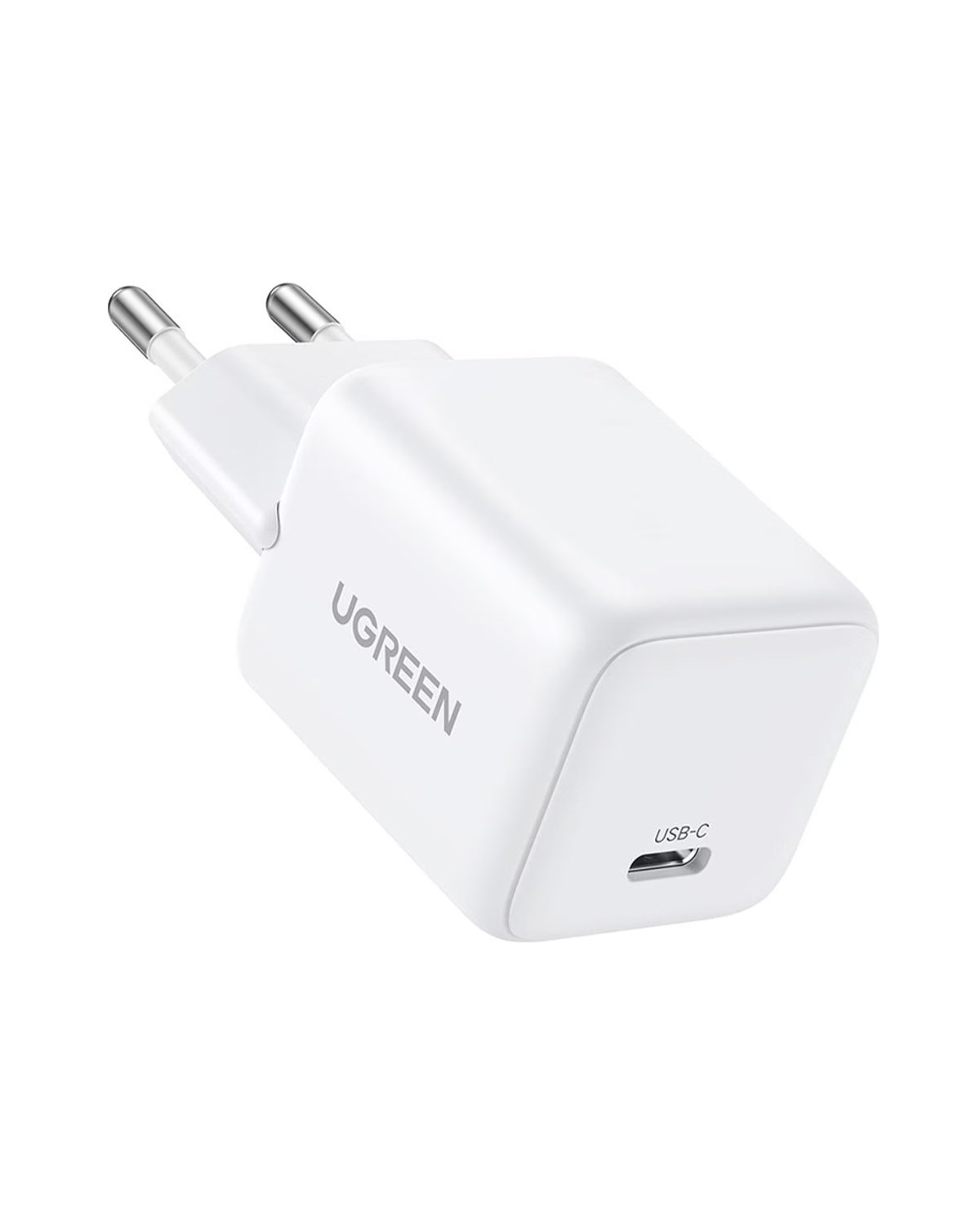 UGREEN 30W GaN USB-C Tek Portlu Hızlı Şarj Cihazı, Beyaz, 65009