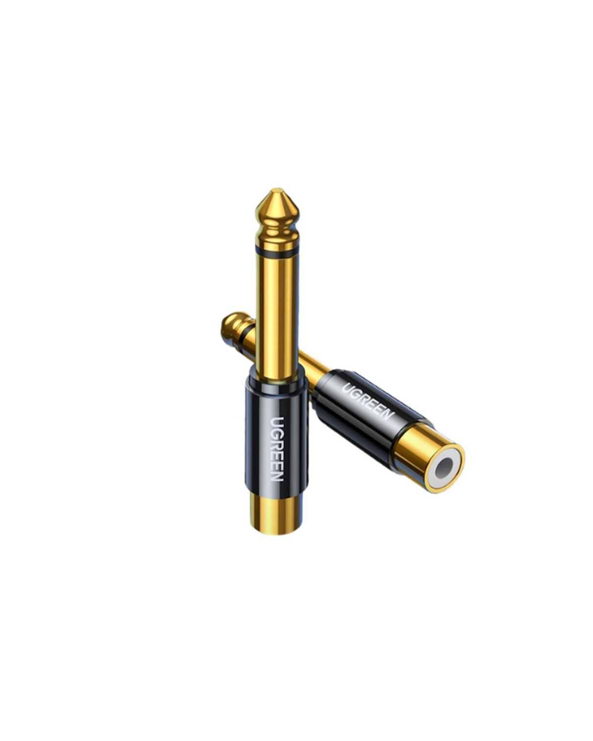UGREEN 6.35mm Male to RCA Female Adapter, 80731