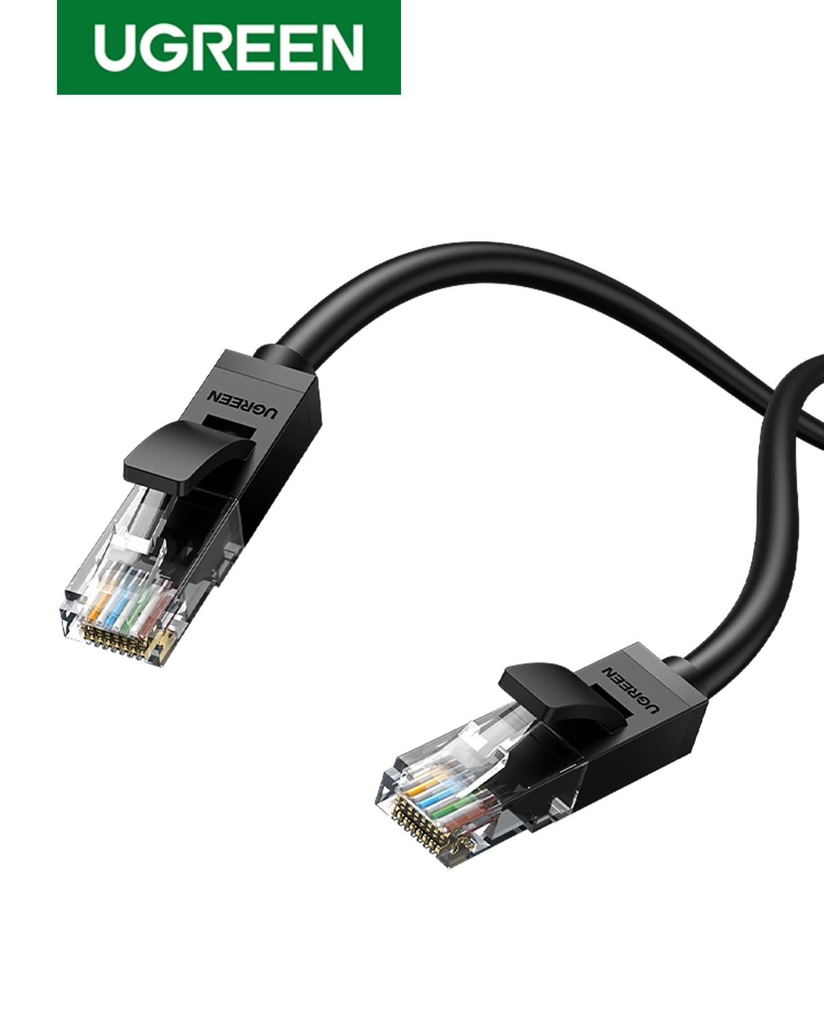 Ugreen CAT6 Ethernet Kablosu, 1 Metre, Siyah