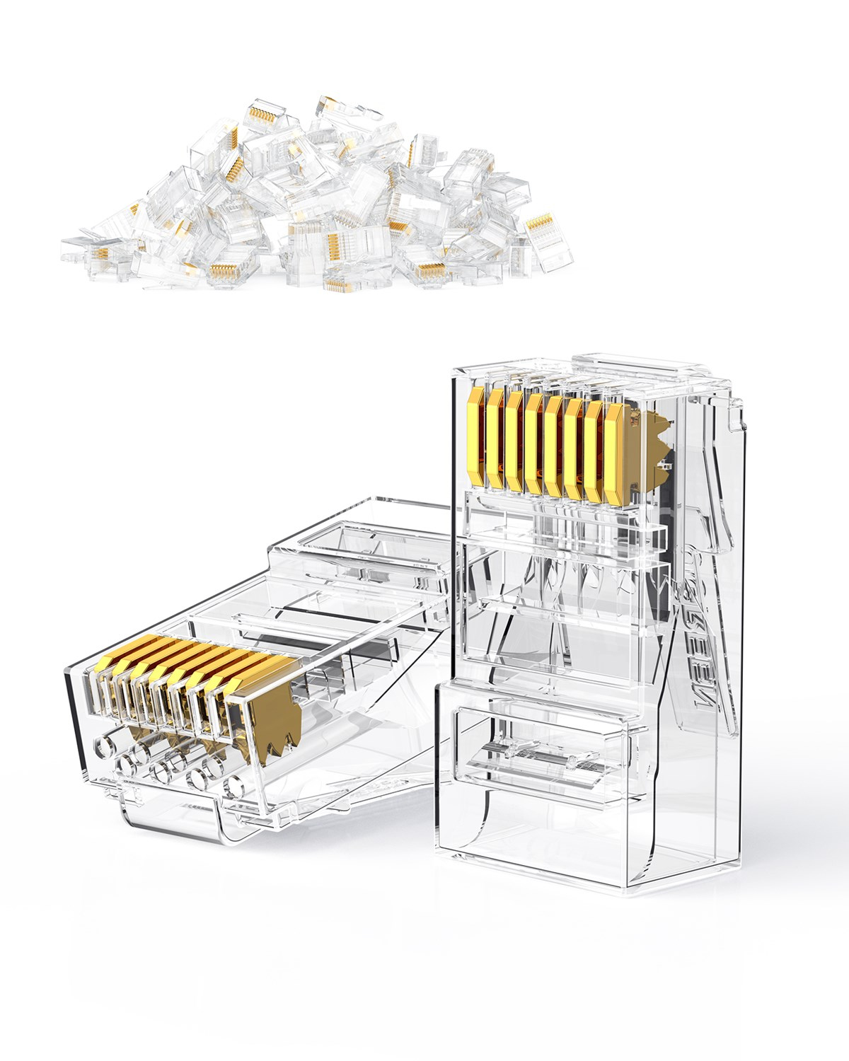 UGREEN Cat6 RJ45 Konnektör 10'lu Paket, 50961