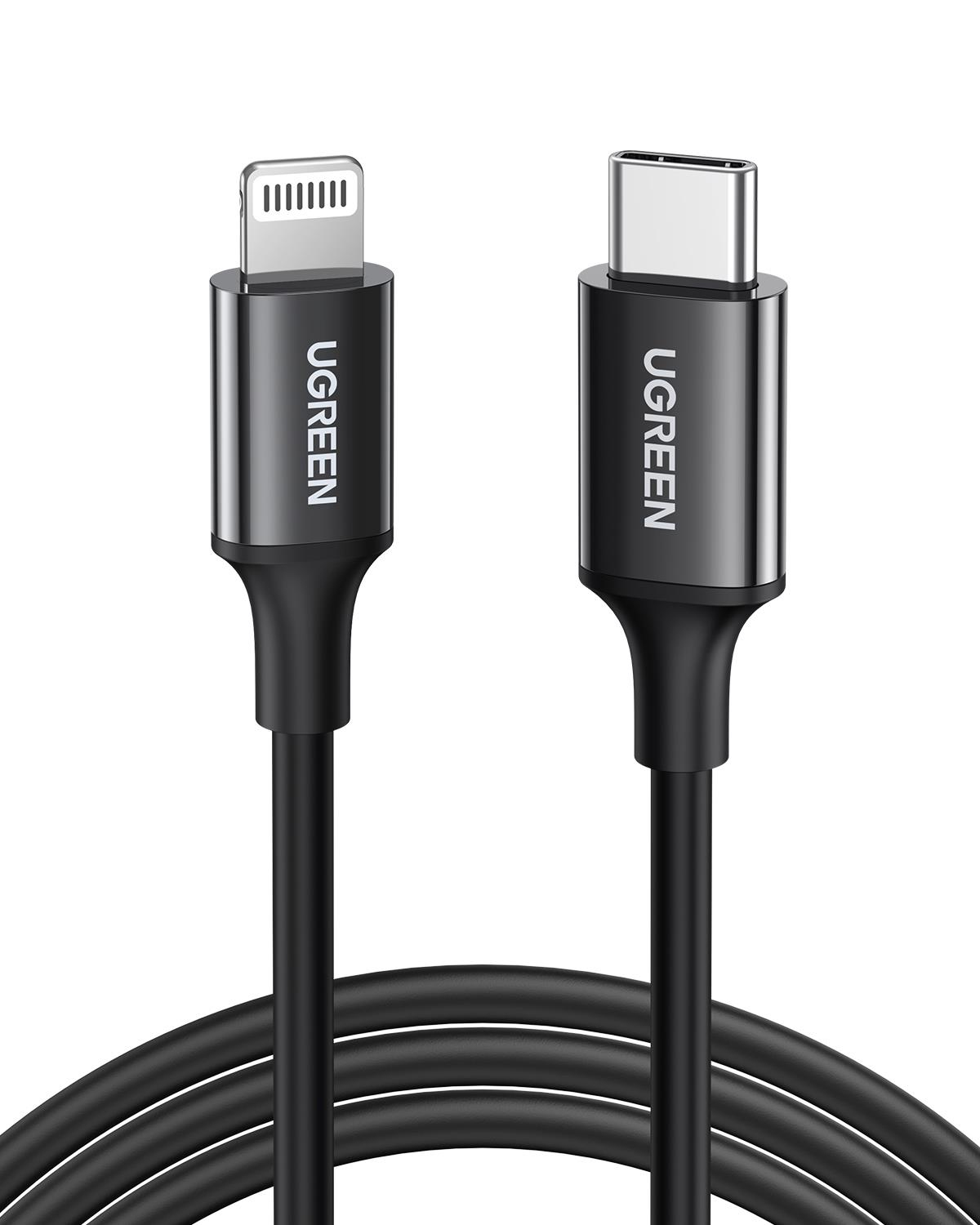 UGREEN Lightning to USB-C MFi Şarj Kablosu, 2M, S