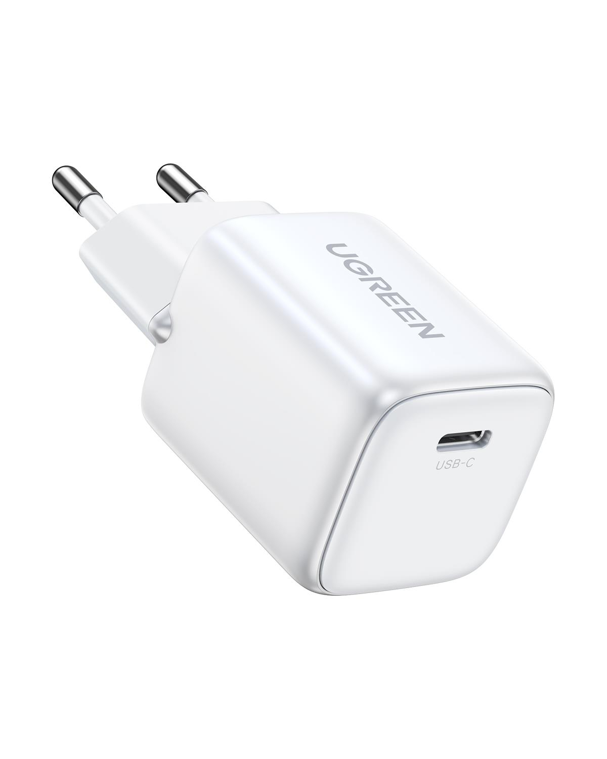 UGREEN Nexode GaN Mini 20W Hızlı Şarj Cihazı Beyaz