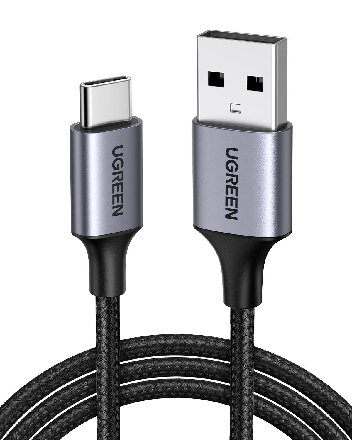 UGREEN USB-C to USB-A 3A QC Şarj Kablosu, 3M, S