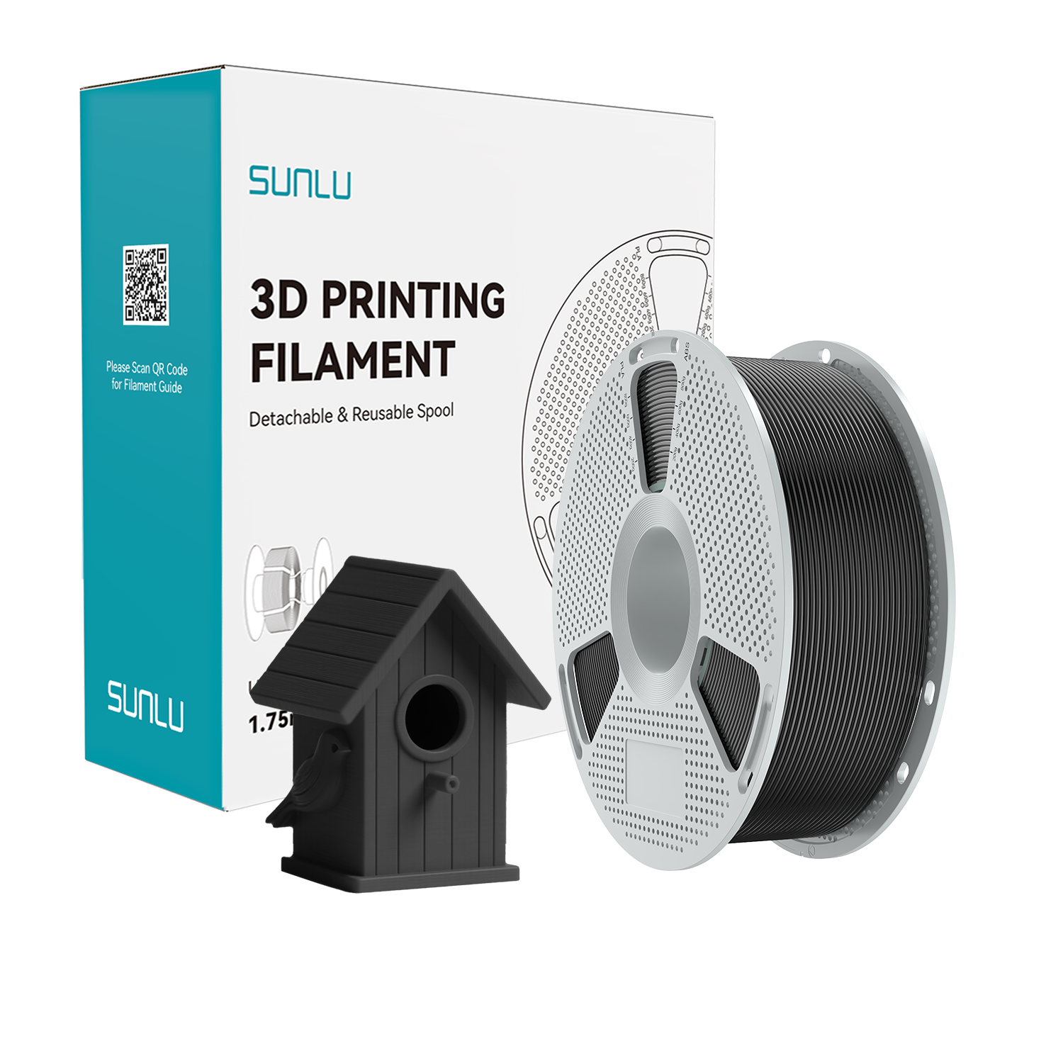 SUNLU ASA Filament Black